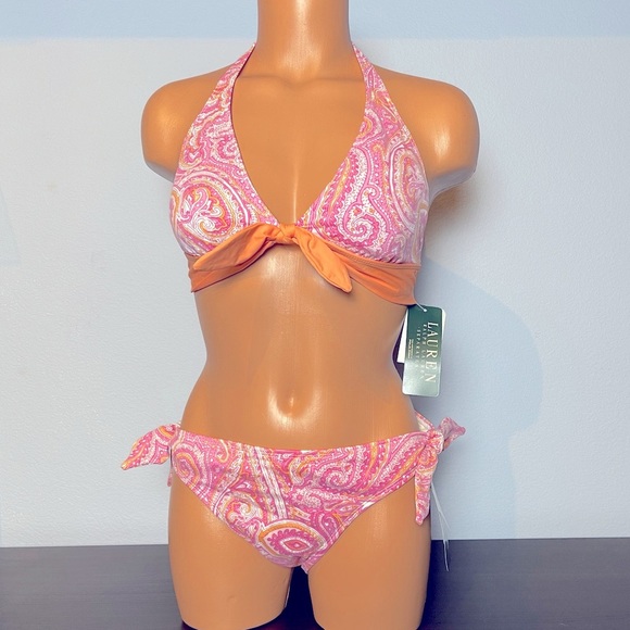 Lauren Ralph Lauren Other - RALPH Lauren Halter Top 2-Piece Bikini Set (SW30)